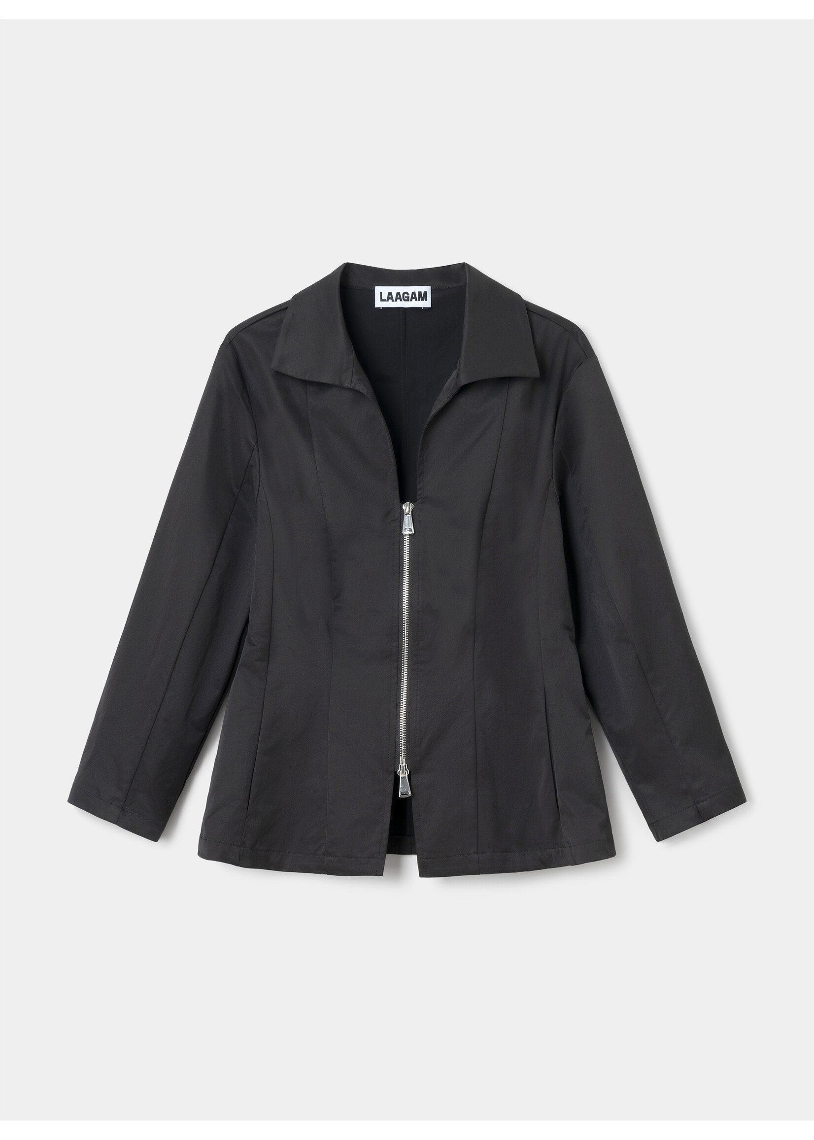 Laagam Harlem zippered shirt - black