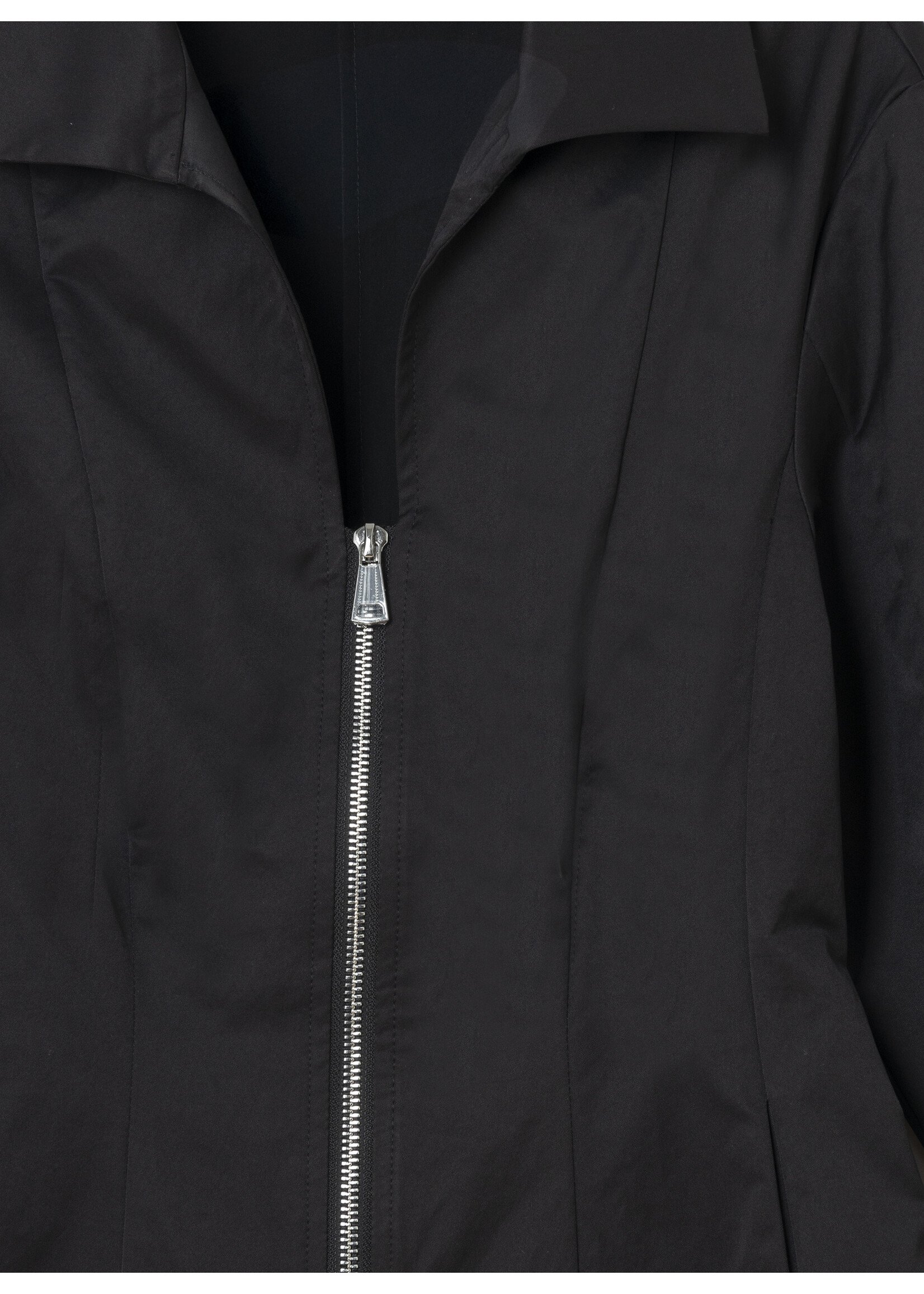 Laagam Harlem zippered shirt - black