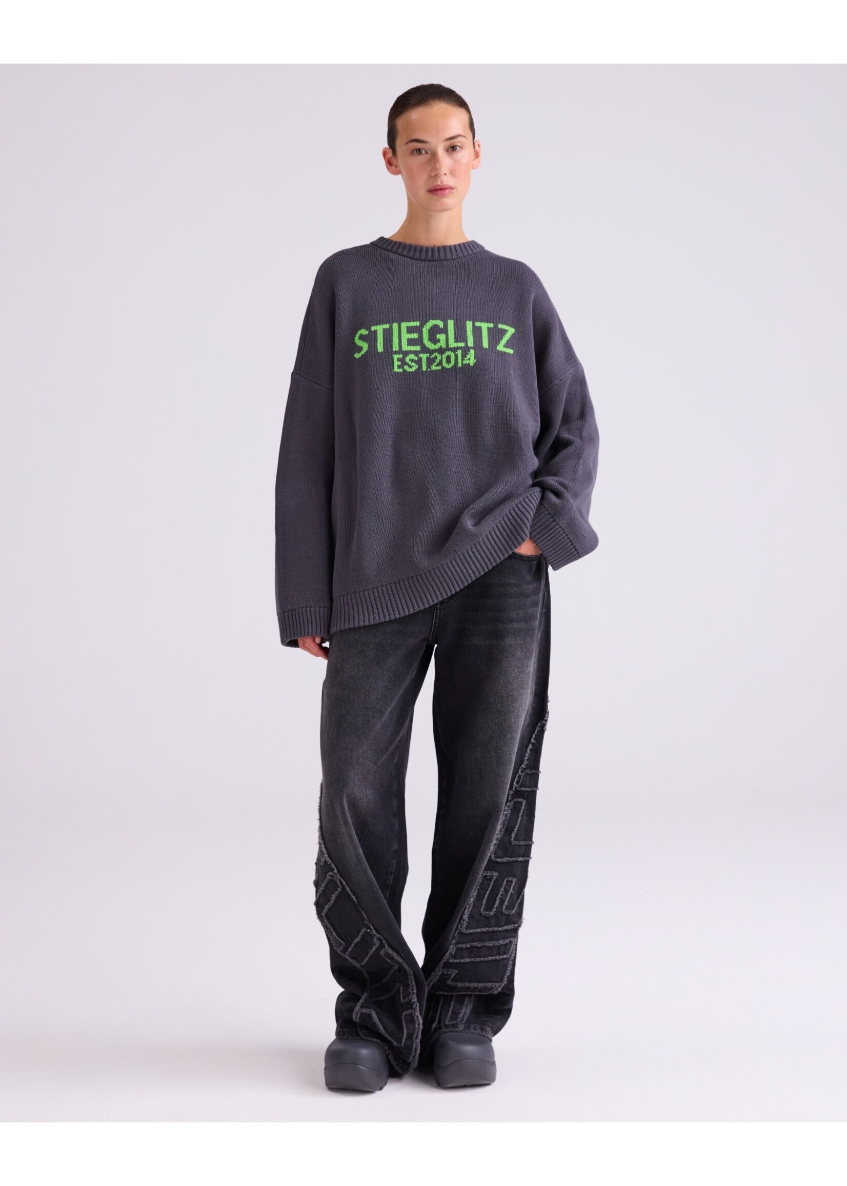 Stieglitz Anita knit sweater - Grey
