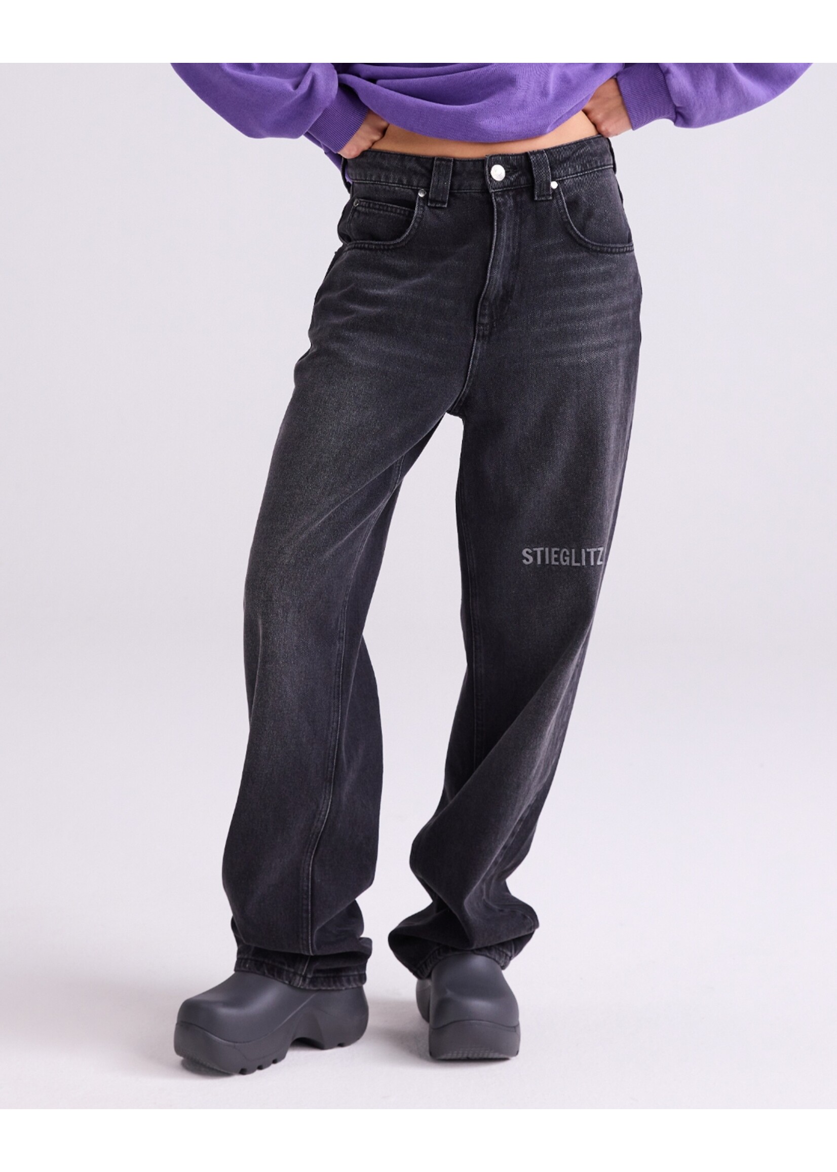 Stieglitz ARYO JEANS - BLACK