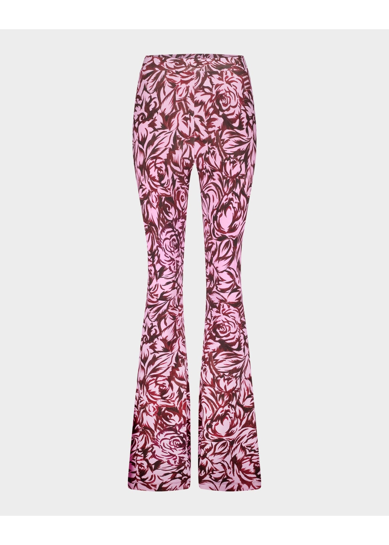 CHALINE FLARED LEGGINGS - PINK