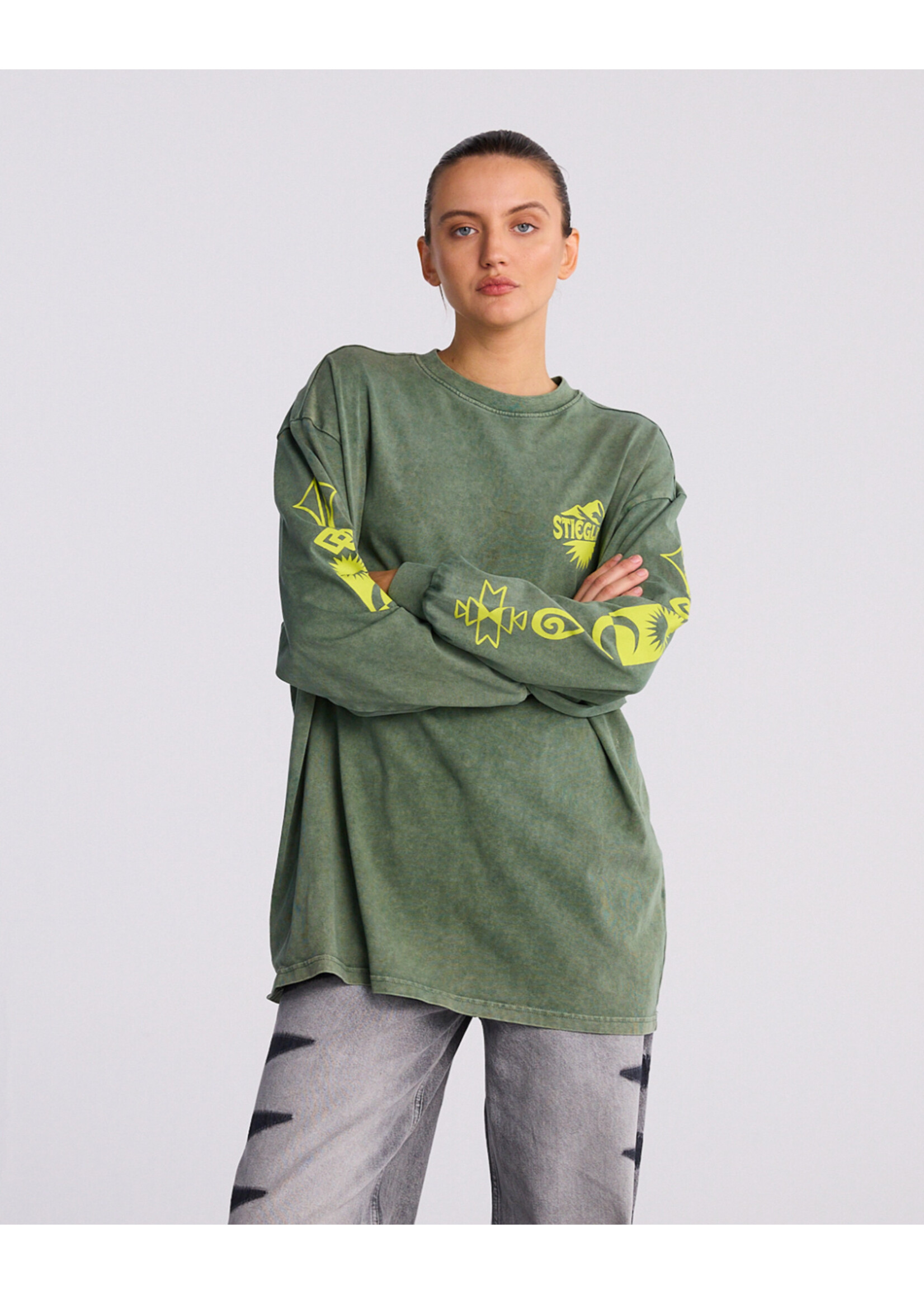 Stieglitz Benjamin skate longsleeve - Green