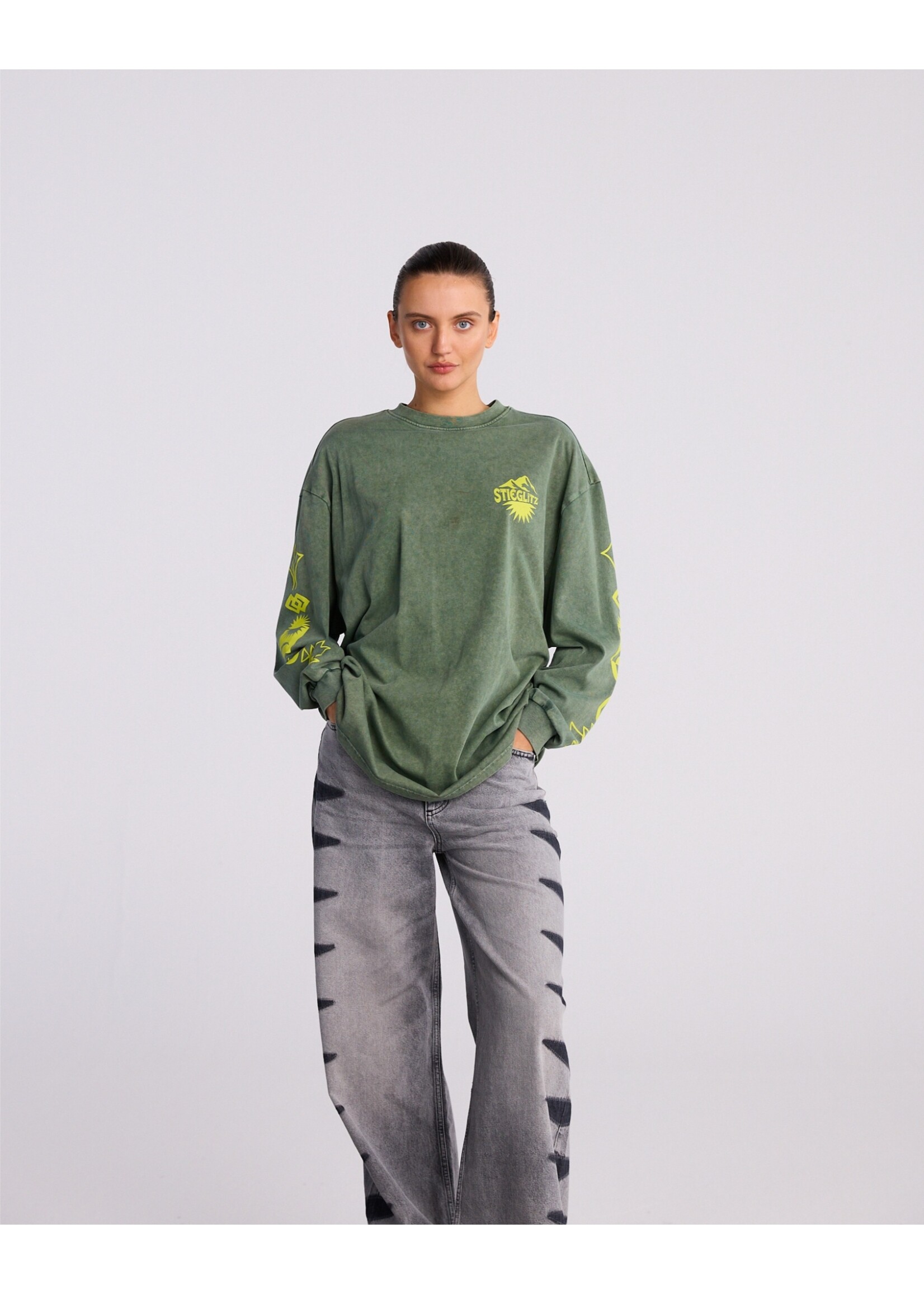Stieglitz Benjamin skate longsleeve - Green