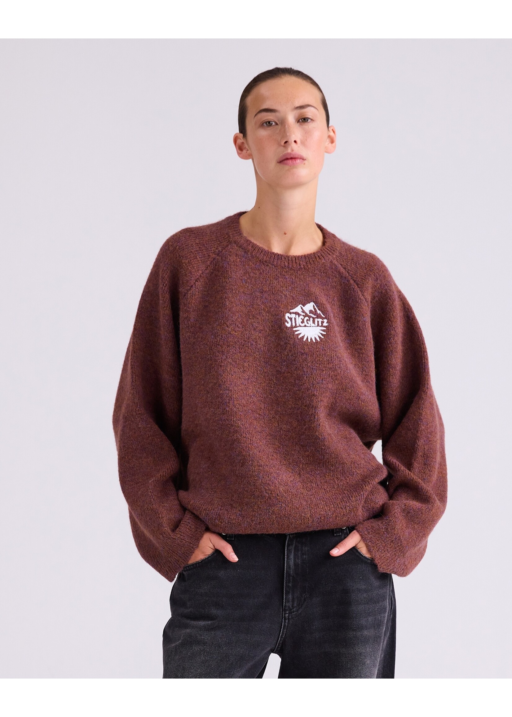 Stieglitz MELICIA JUMPER - BROWN MELANGE