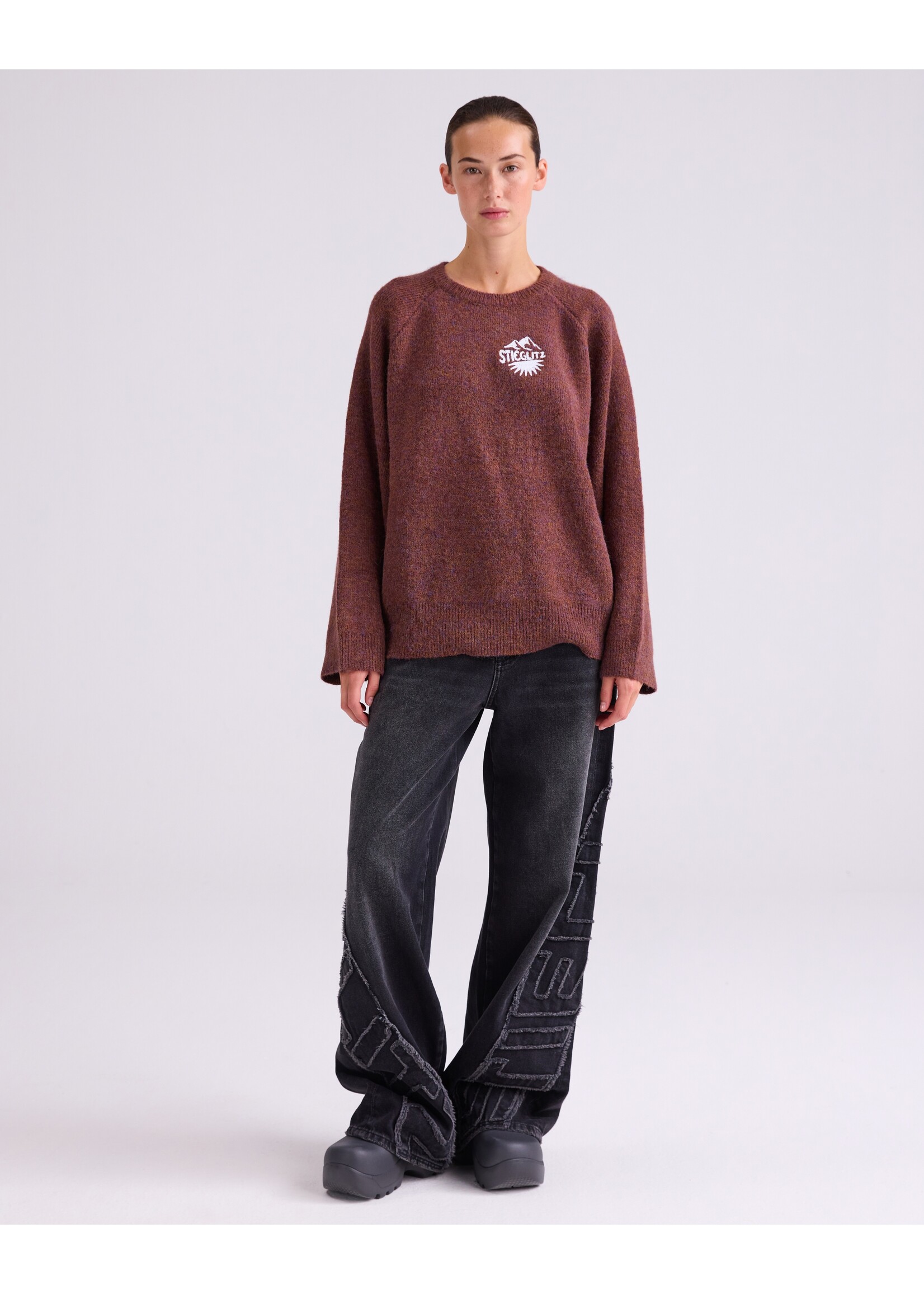 Stieglitz MELICIA JUMPER - BROWN MELANGE