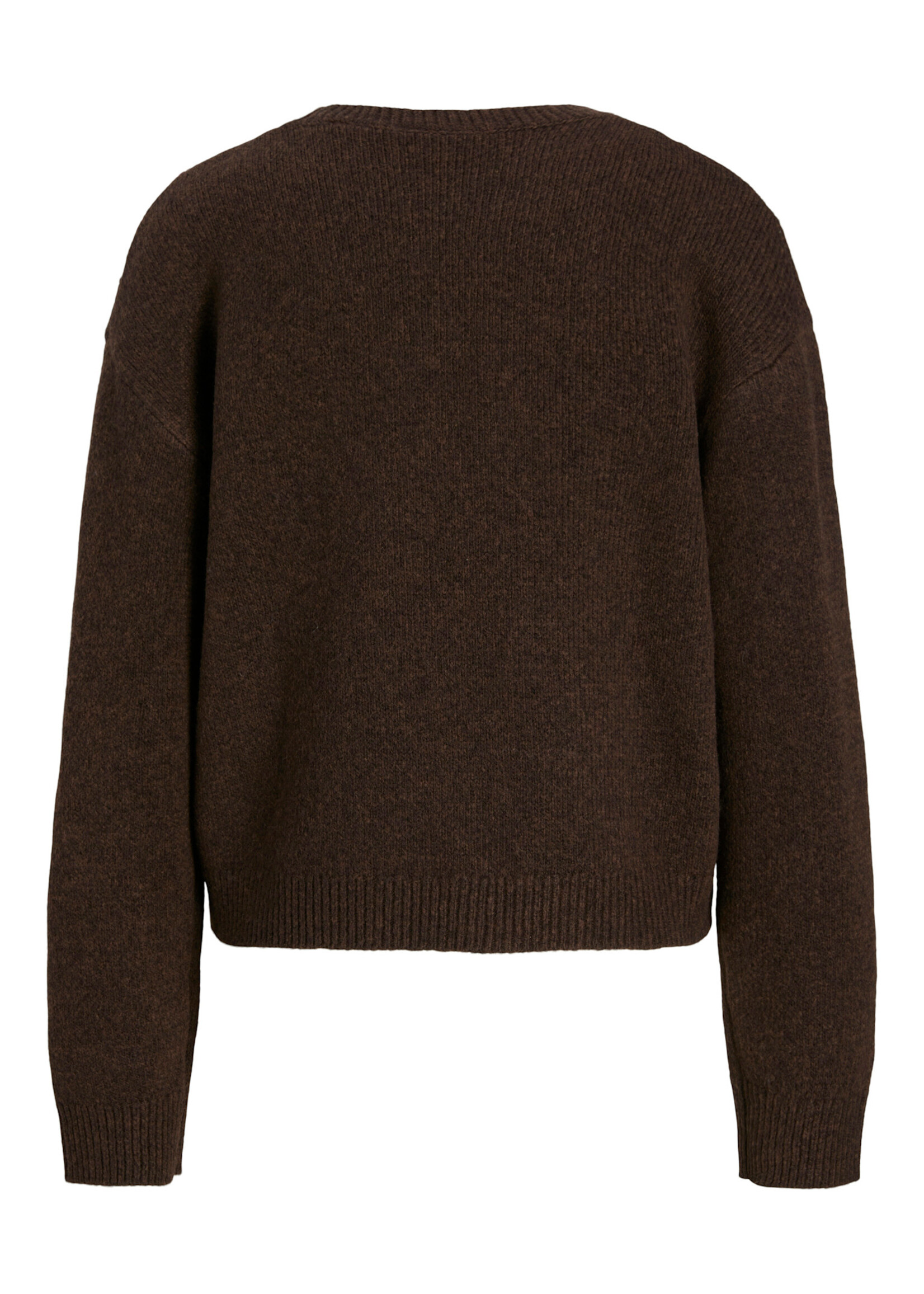 JXHARVI CREW NECK KNIT - BROWN
