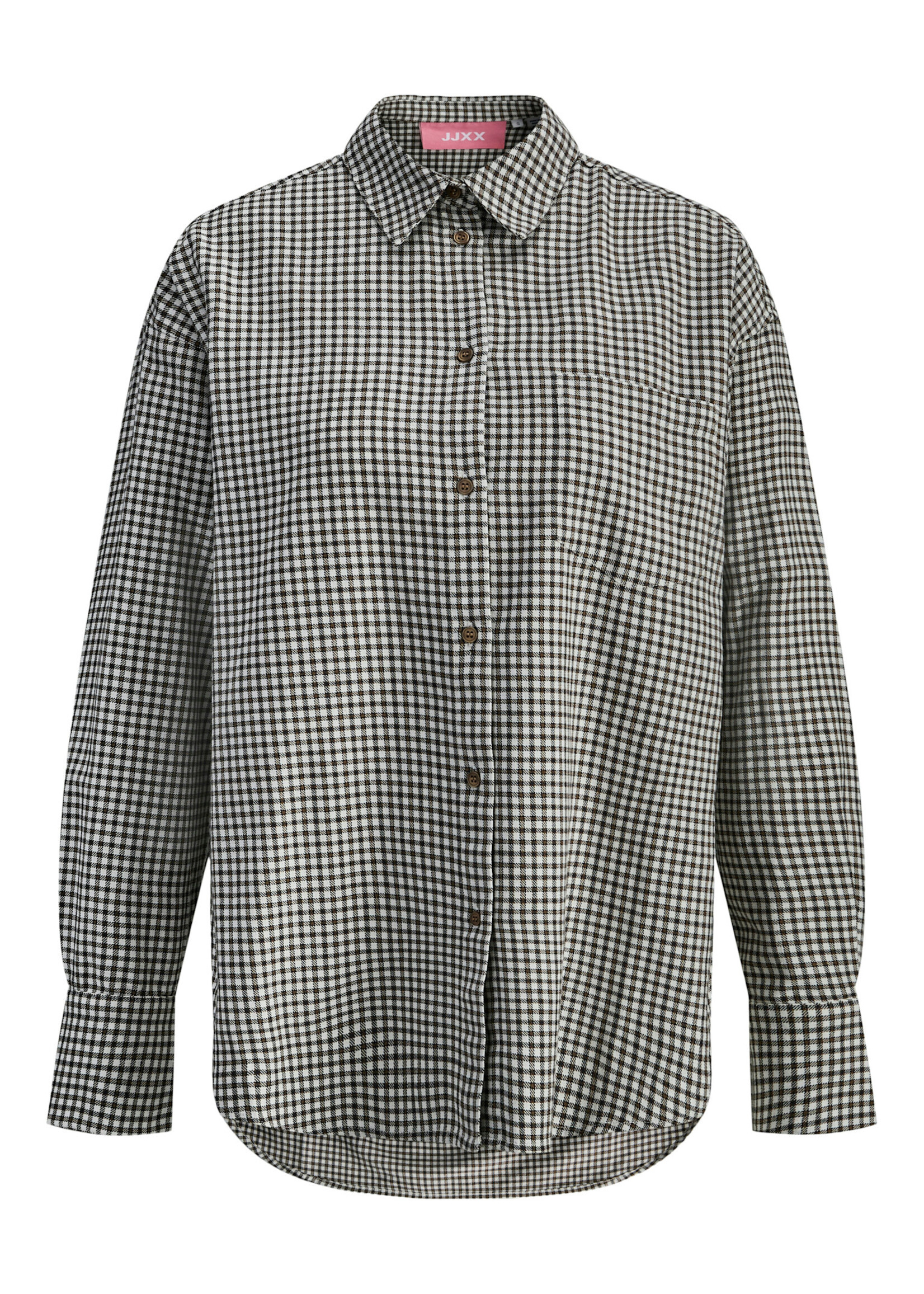 JXJAMIE CHECK FLANNEL SHIRT - CLOUD DANCER CHECKS