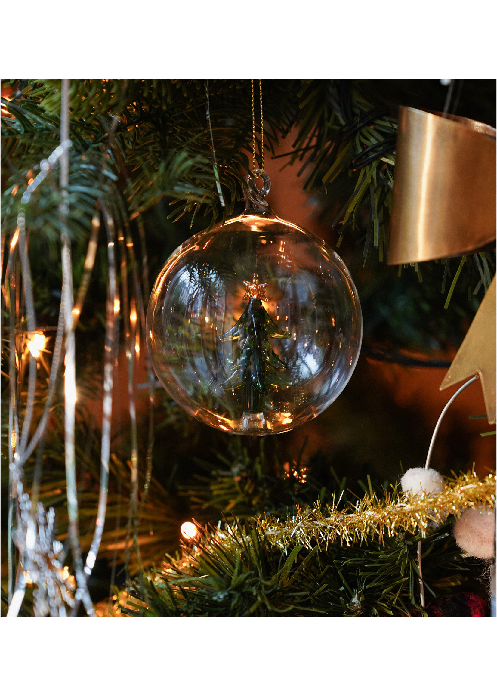 anna+nina Christmas forest ornament