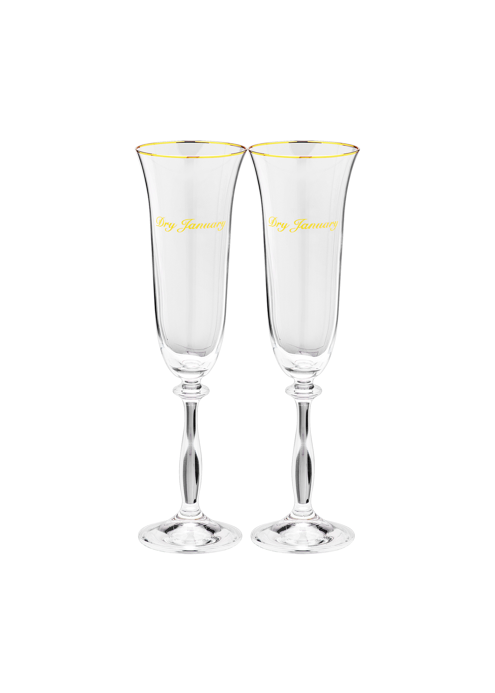 anna+nina Dry January champagne flute set of 2