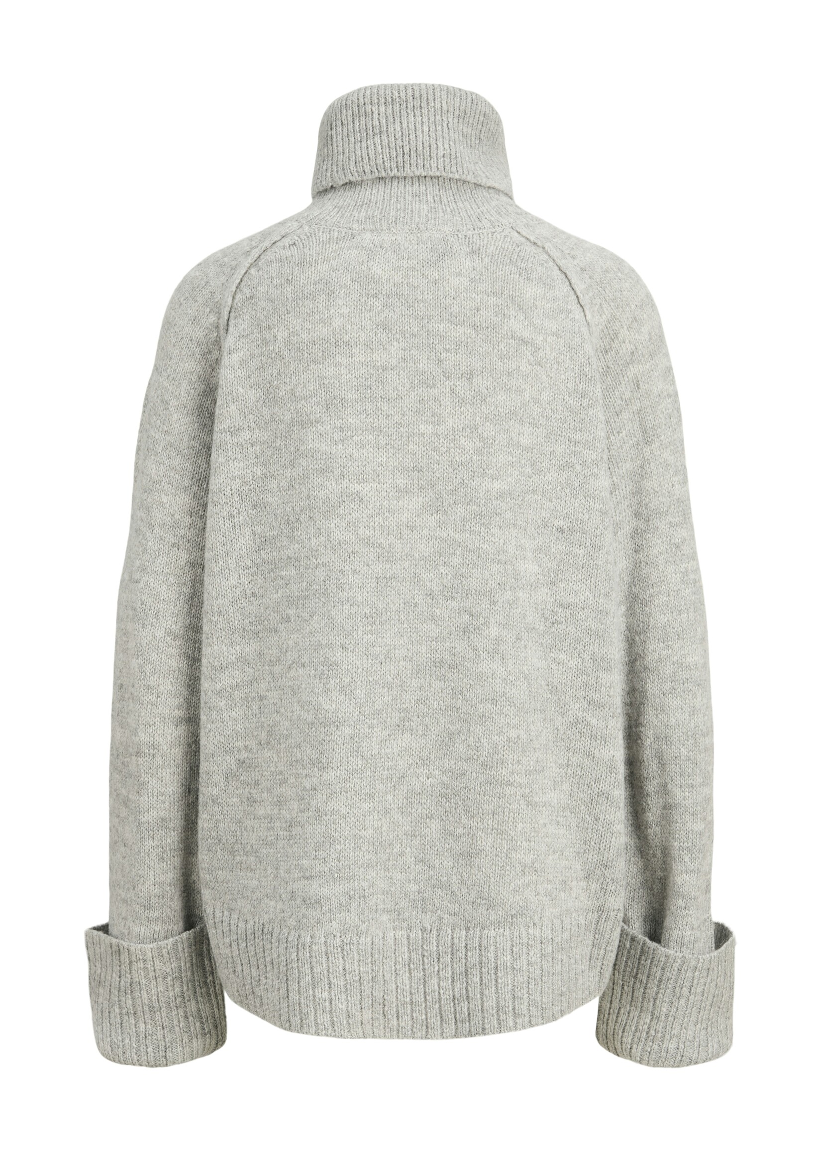 JXELLINORA ROLL NECK KNIT - LIGHT GREY MELANGE