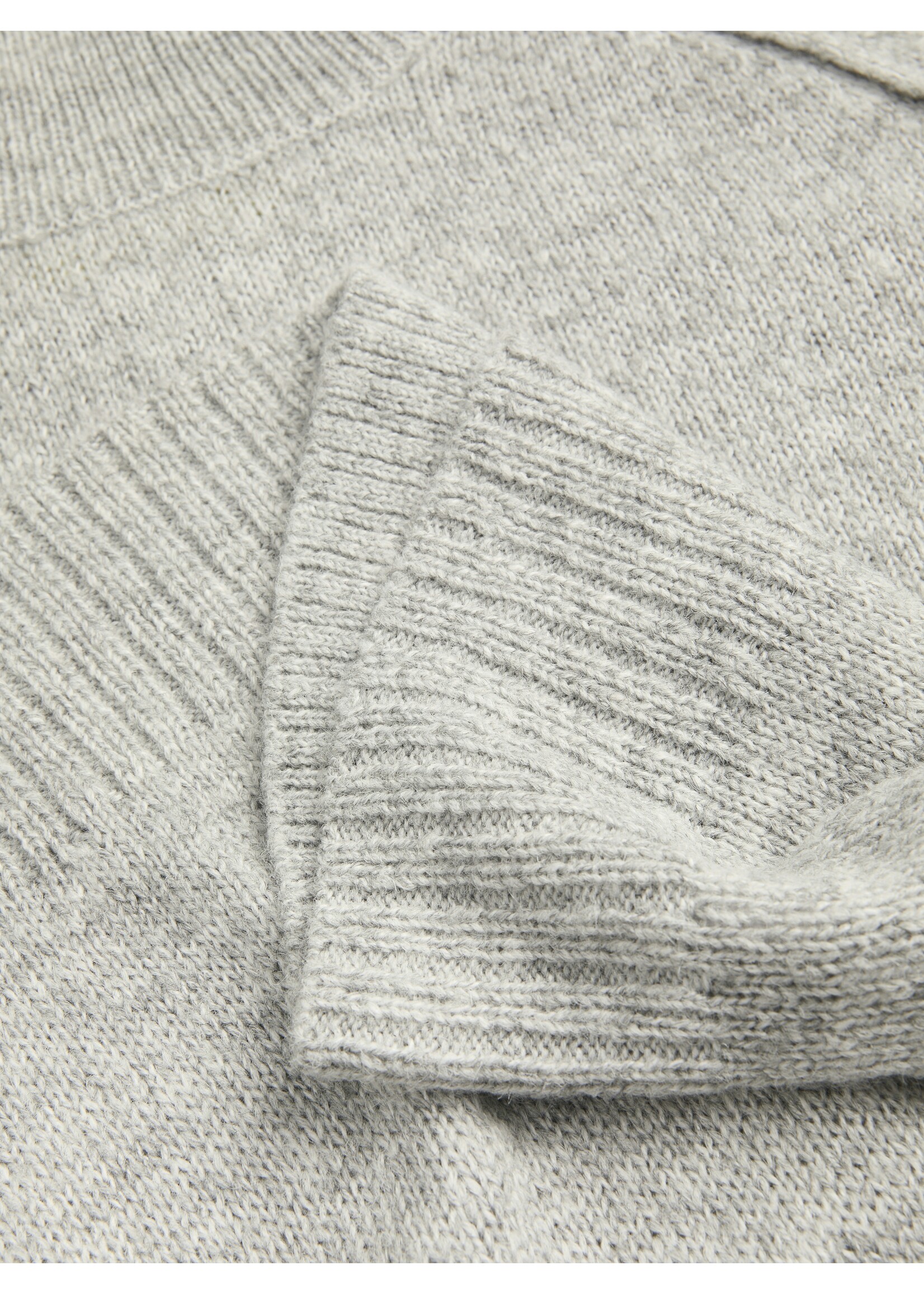 JXELLINORA ROLL NECK KNIT - LIGHT GREY MELANGE
