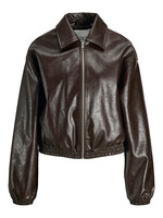 JXJODY SHINY JACKET - SEAL BROWN