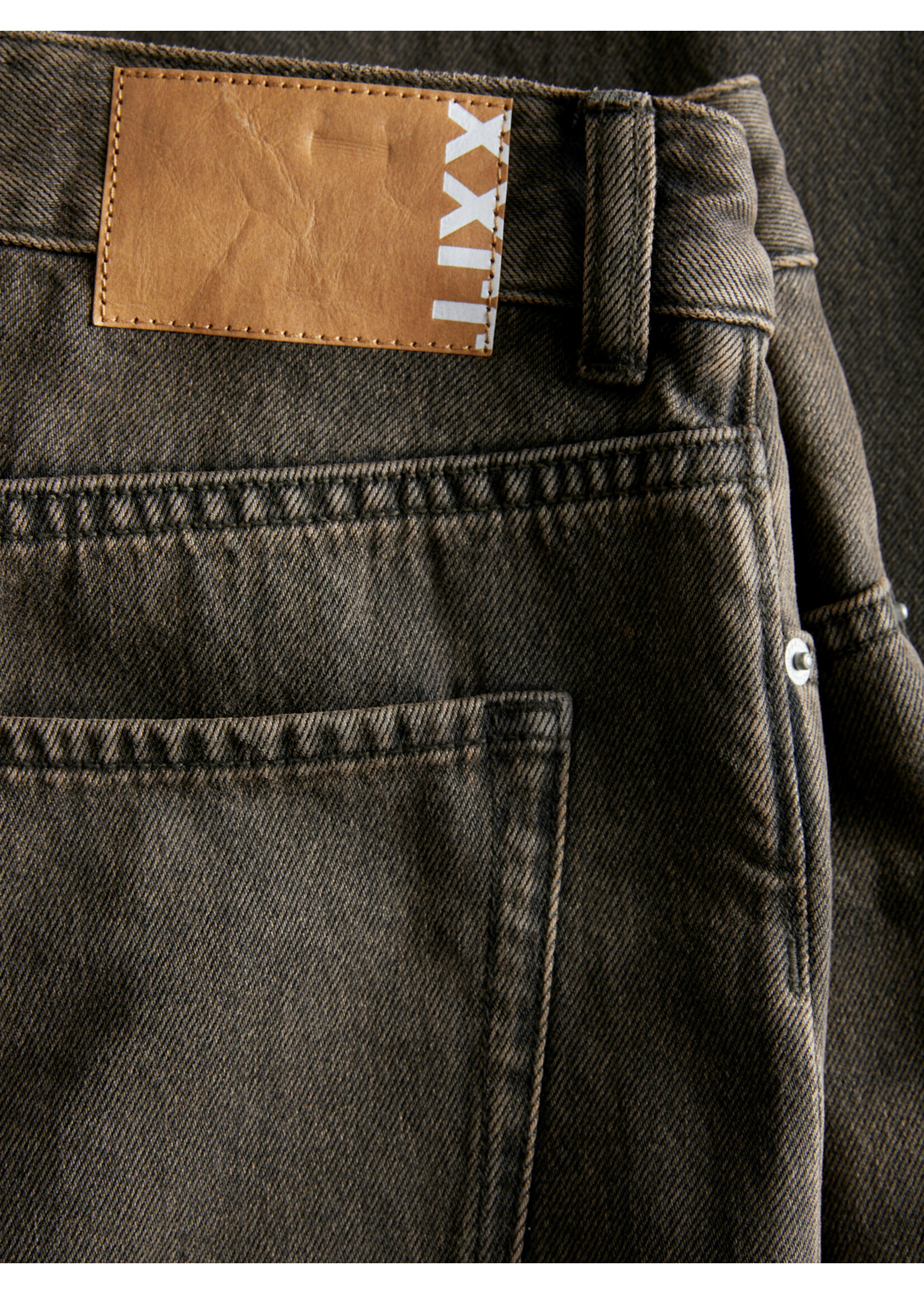 JXKYOTO BAGGY LW JEANS R227 - DARK BROWN