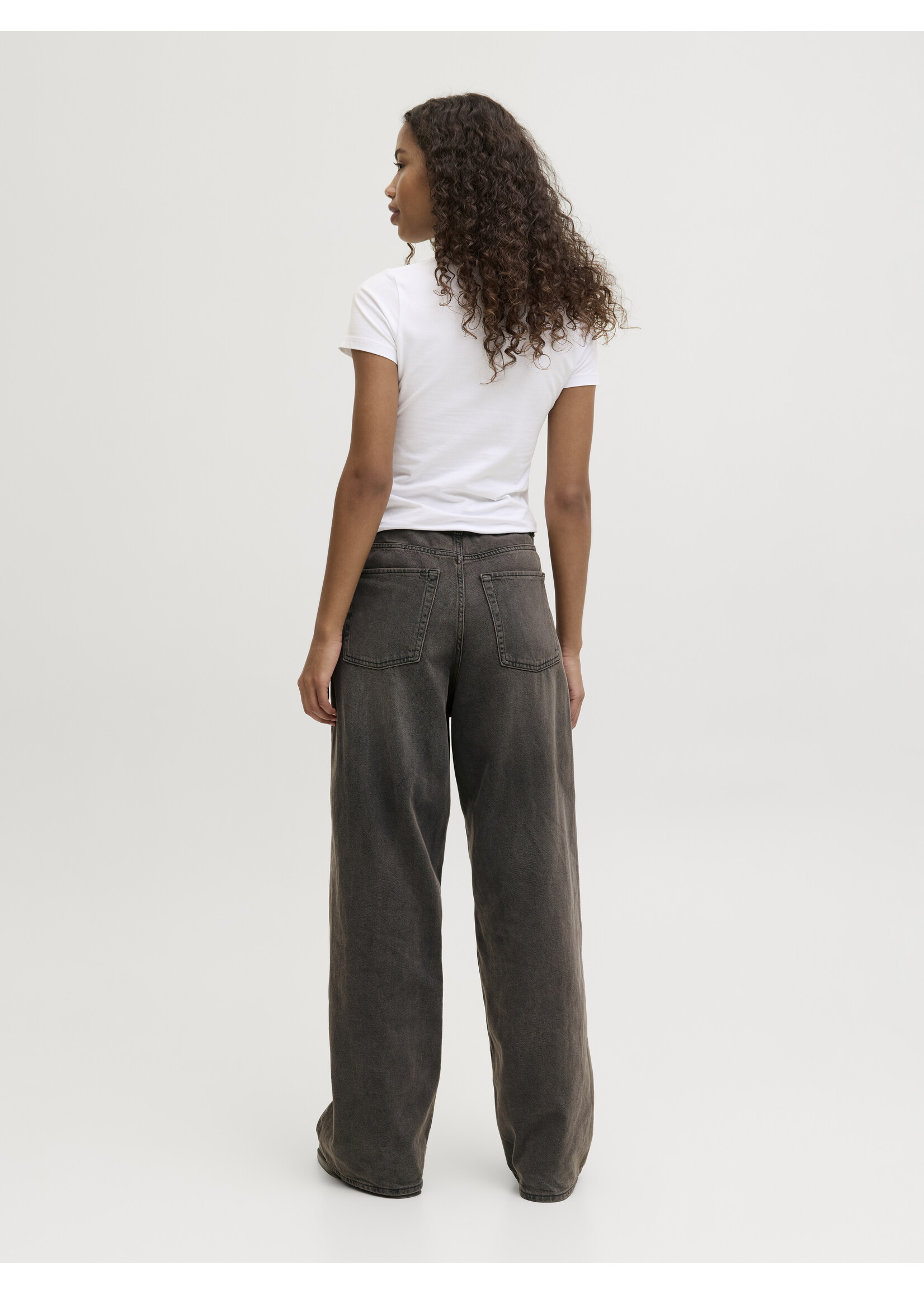 JXKYOTO BAGGY LW JEANS R227 - DARK BROWN