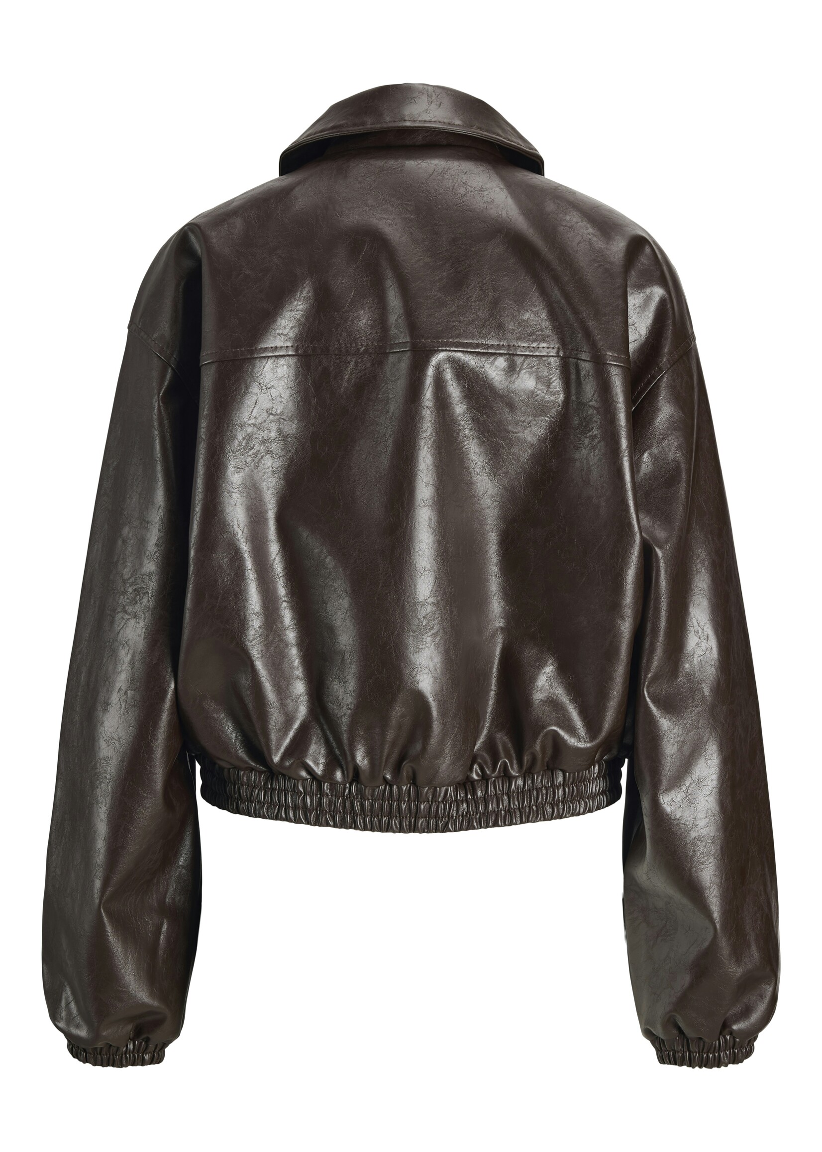 JXJODY SHINY JACKET - SEAL BROWN