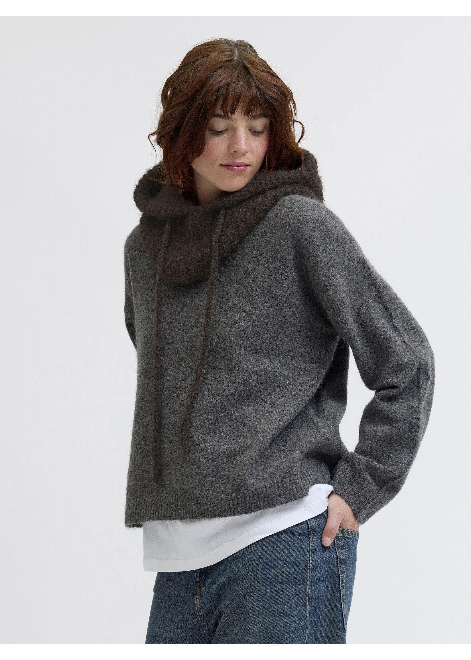 JXKATHERINE KNITTED BALACLAVA - BRACKEN
