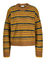 JXCALISTA CREW NECK KNIT - RUBBER/GOLD FLAKE