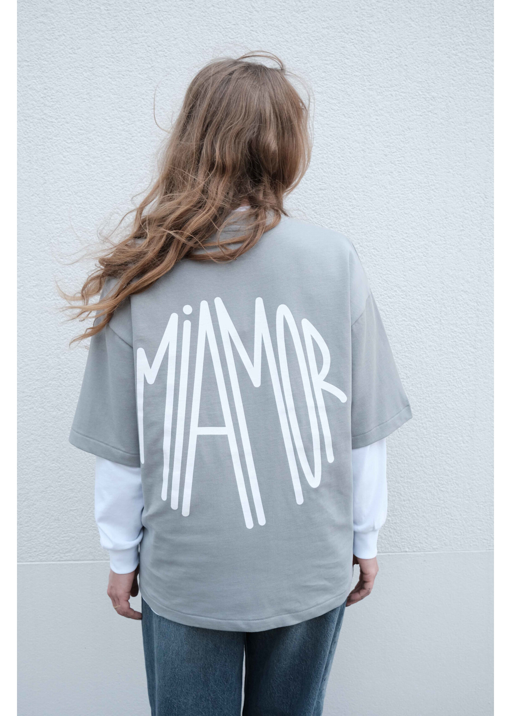 MIAMOR Miamor unisex super heavy tee - stone grey