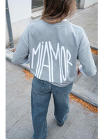 MIAMOR Miamor unisex super heavy tee - stone grey