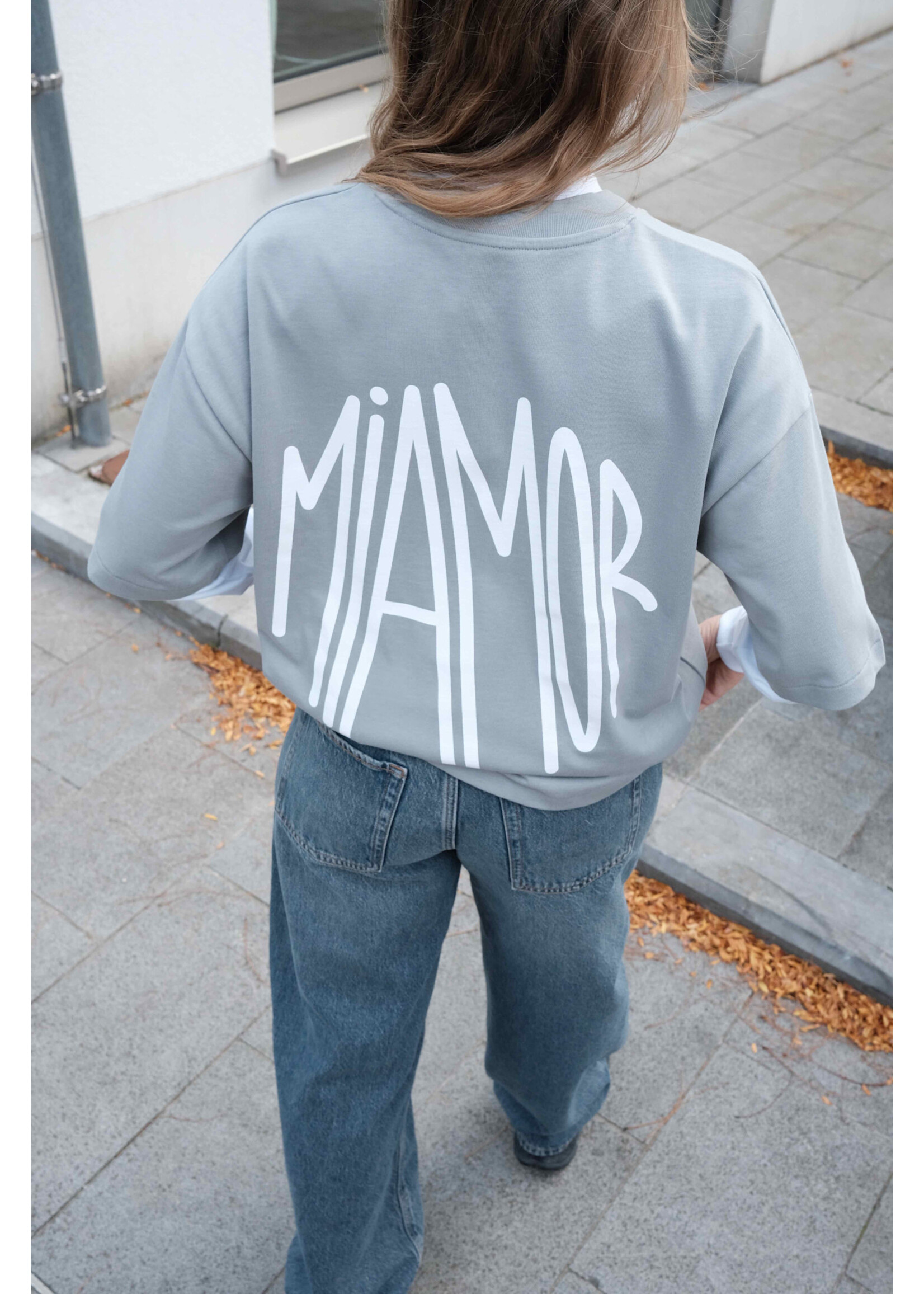 MIAMOR Miamor unisex super heavy tee - stone grey