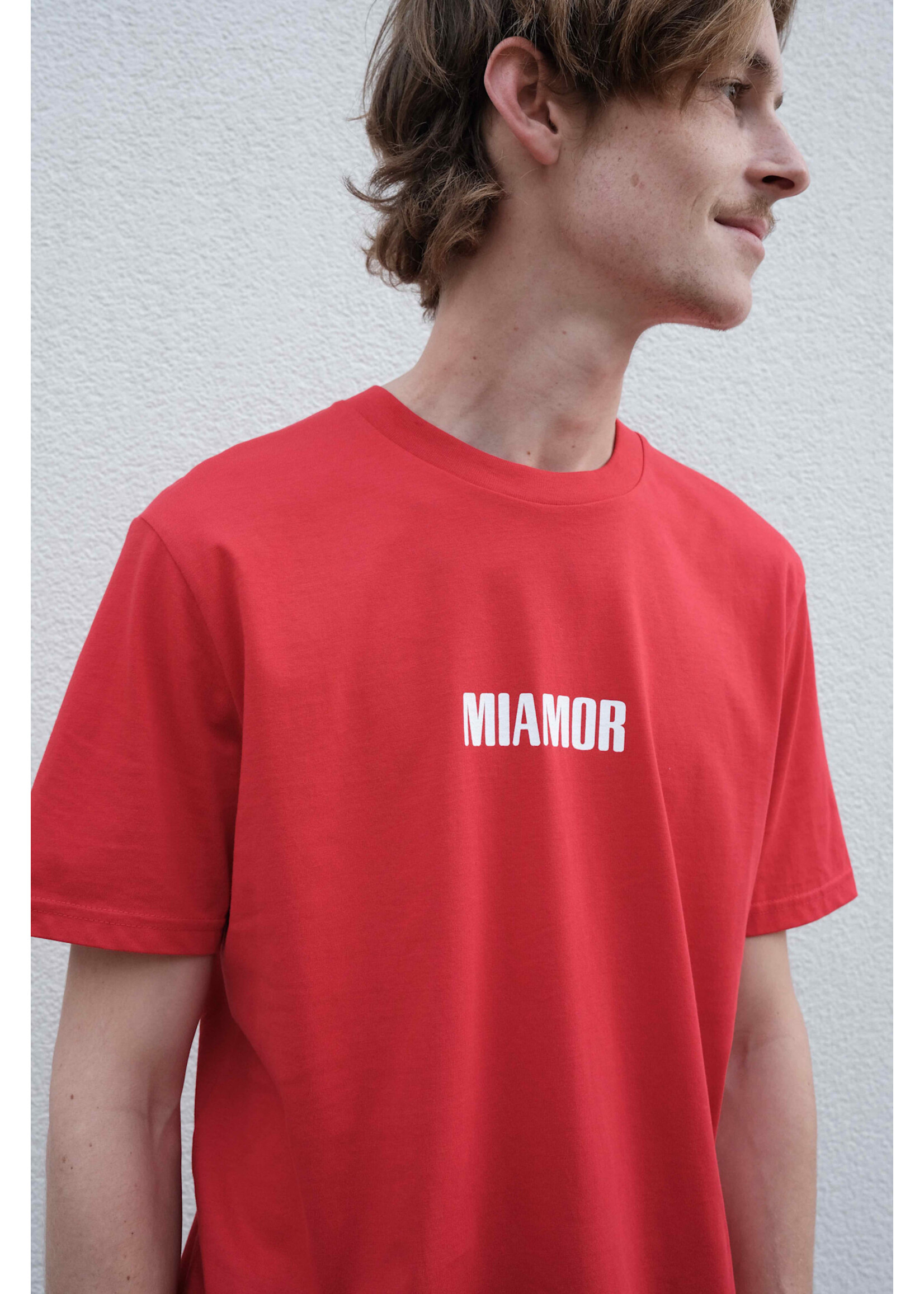 MIAMOR Miamor unisex tee red - white logo