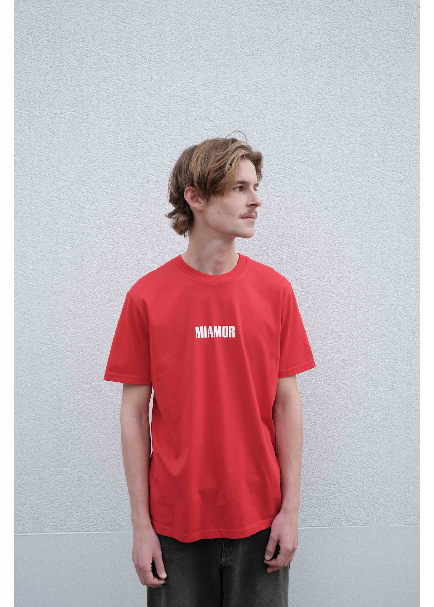 MIAMOR Miamor unisex tee red - white logo