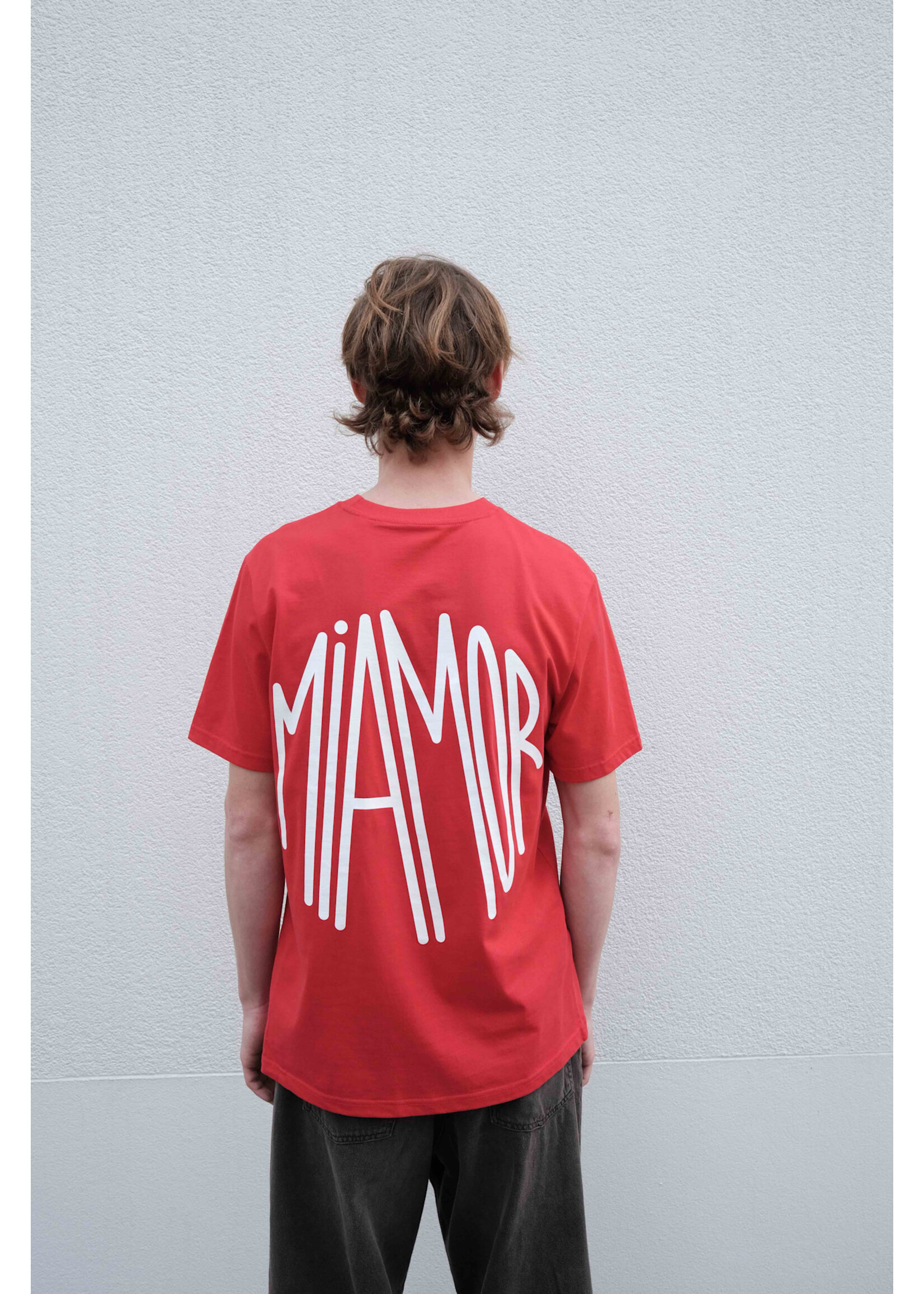 MIAMOR Miamor unisex tee red - white logo