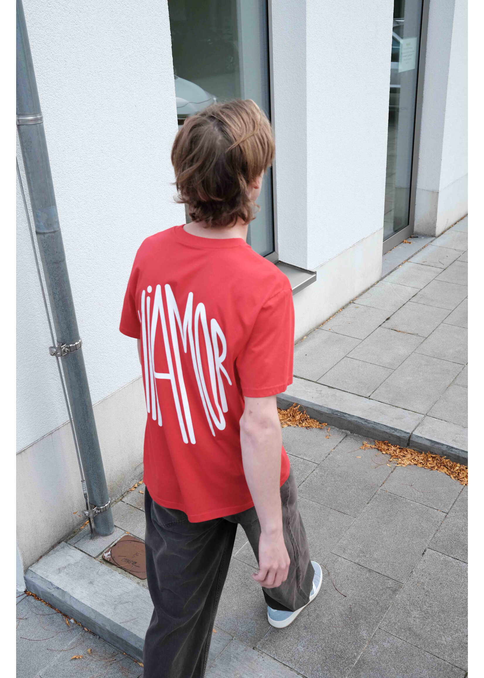 MIAMOR Miamor unisex tee red - white logo