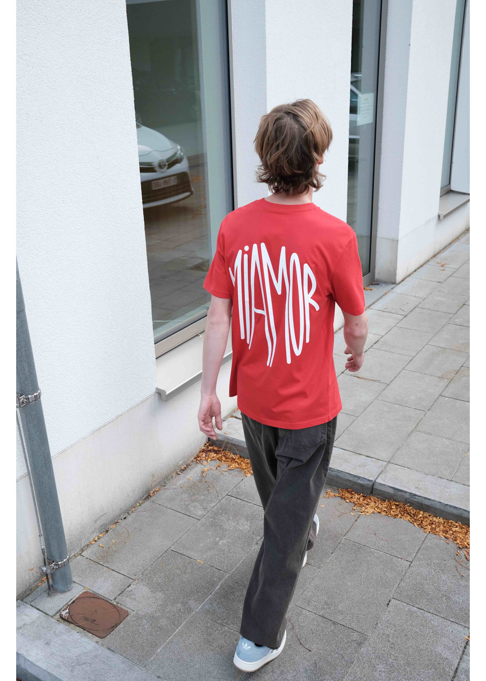MIAMOR Miamor unisex tee red - white logo