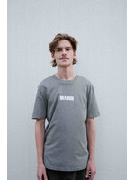 MIAMOR Miamor unisex tee mid heather grey - white logo