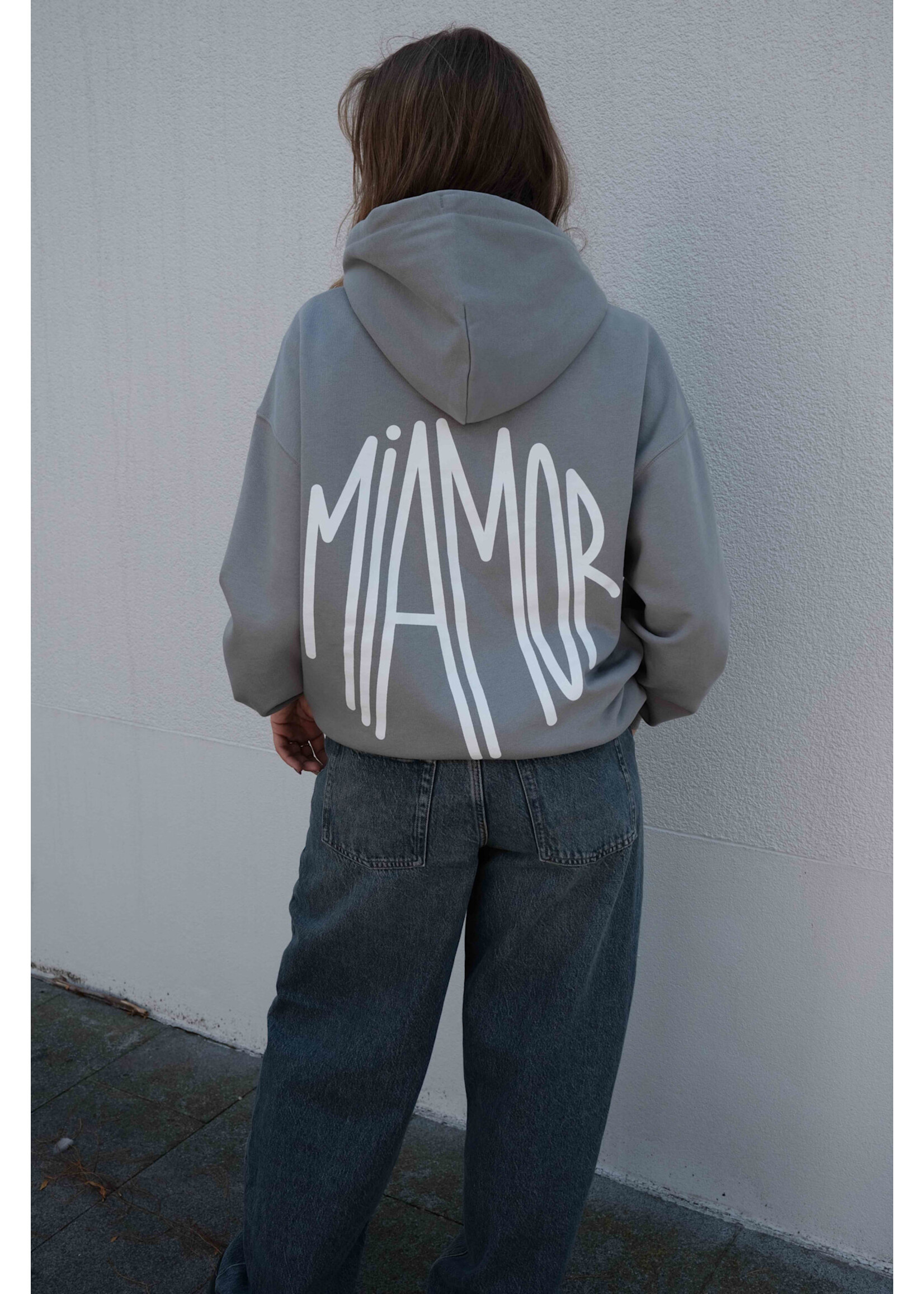MIAMOR Miamor supreme unisex hoodie - stone grey