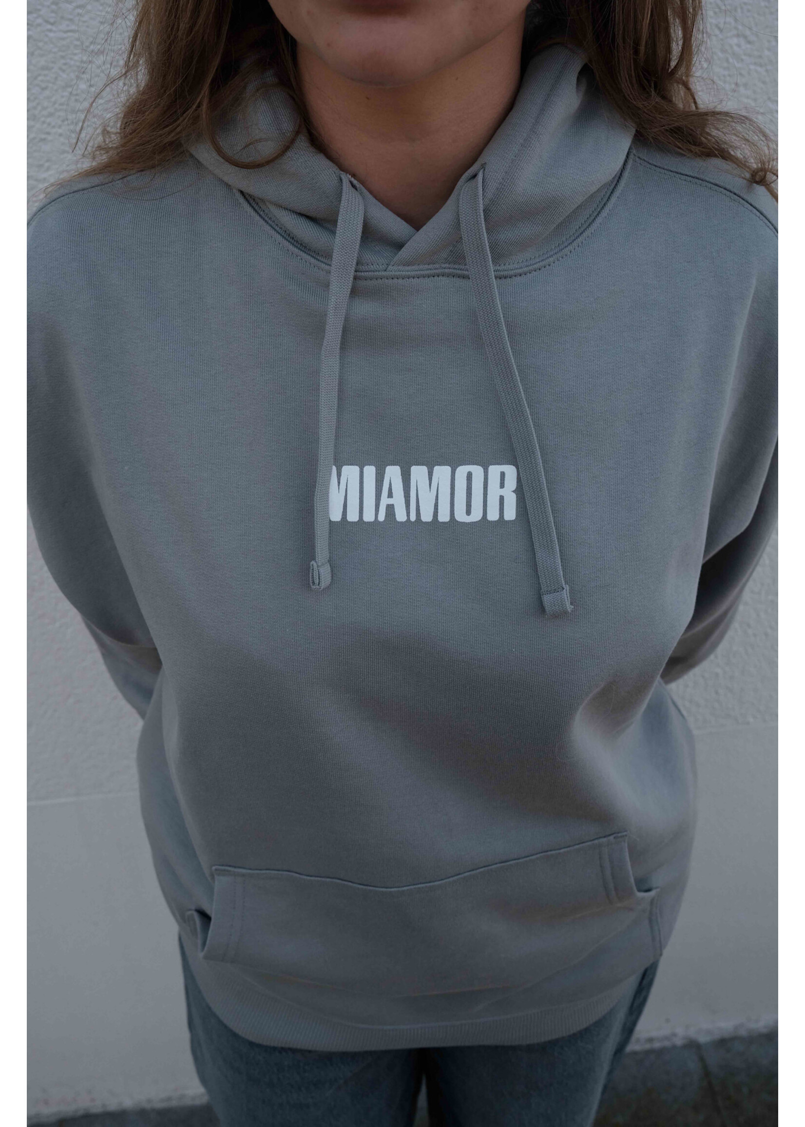 MIAMOR Miamor supreme unisex hoodie - stone grey