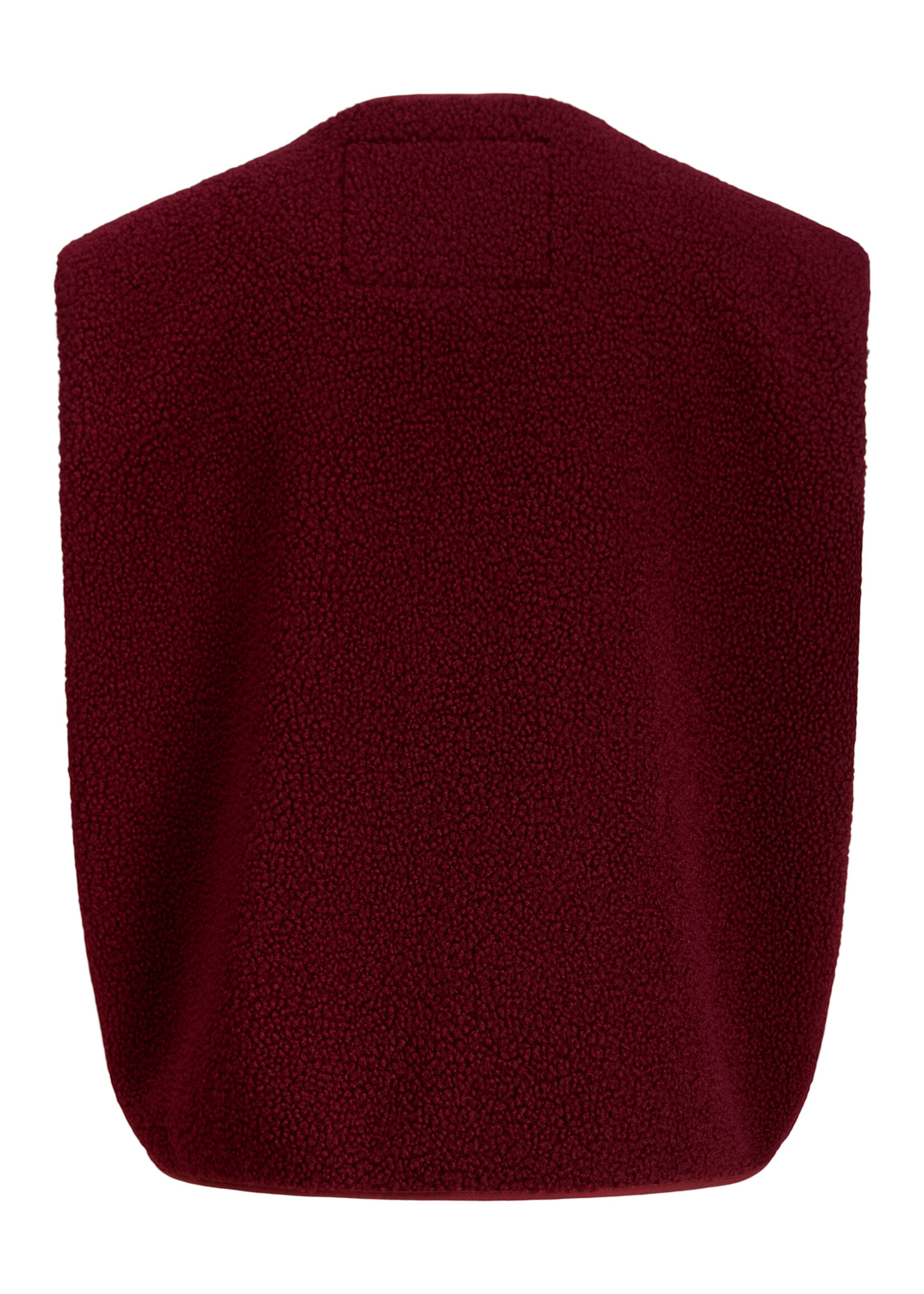 JXVERA TEDDY VEST - CABERNET