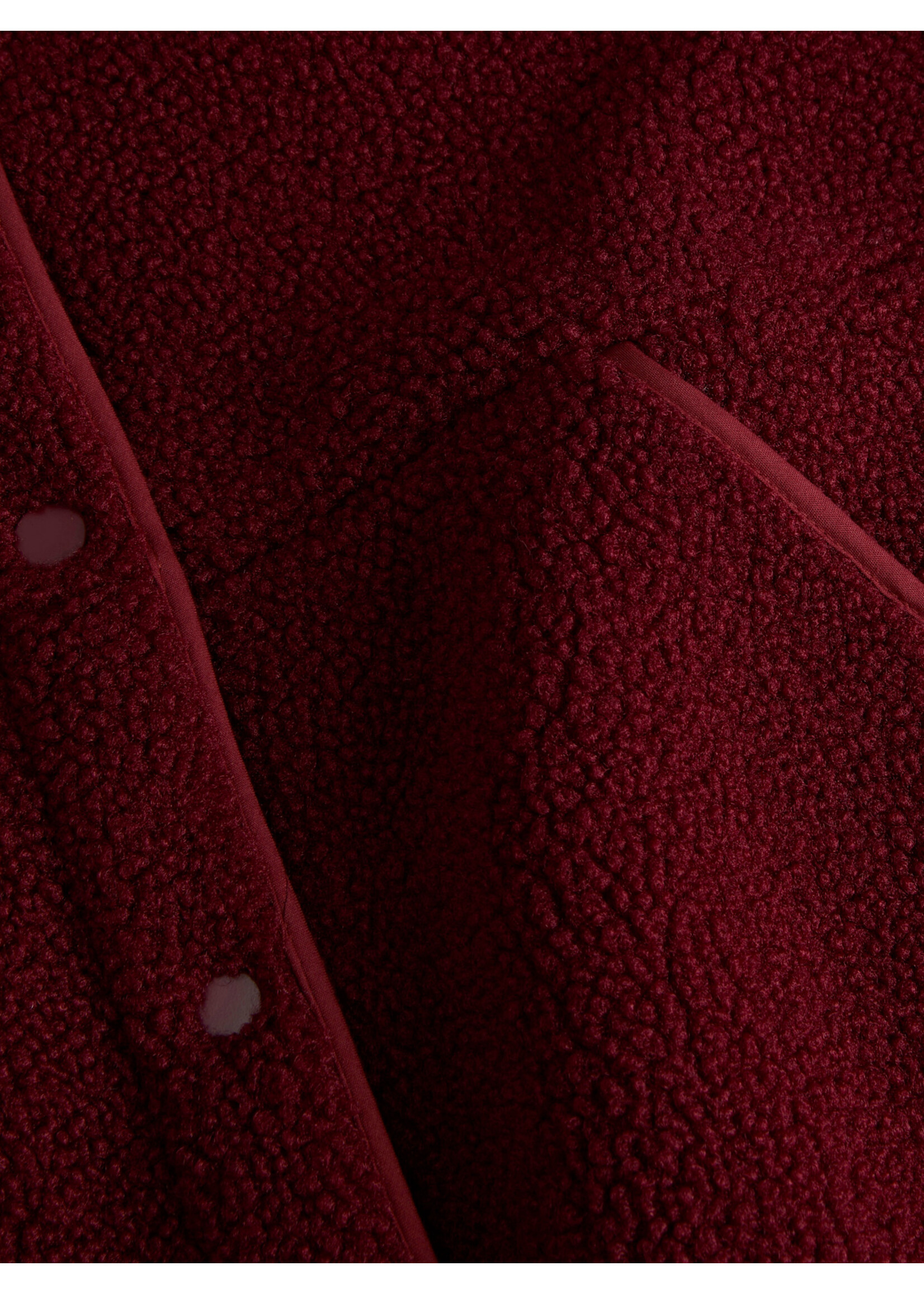 JXVERA TEDDY VEST - CABERNET