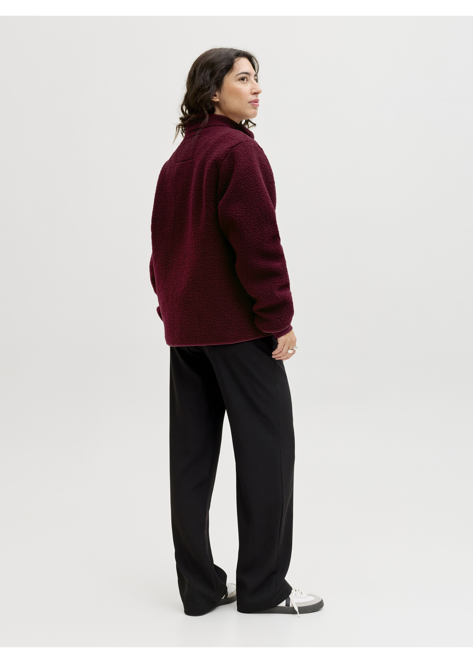 JXVERA TEDDY JACKET - CABERNET