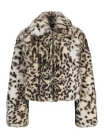 JXTANIA LEO JACKET - BONE WHITE LEOPARD