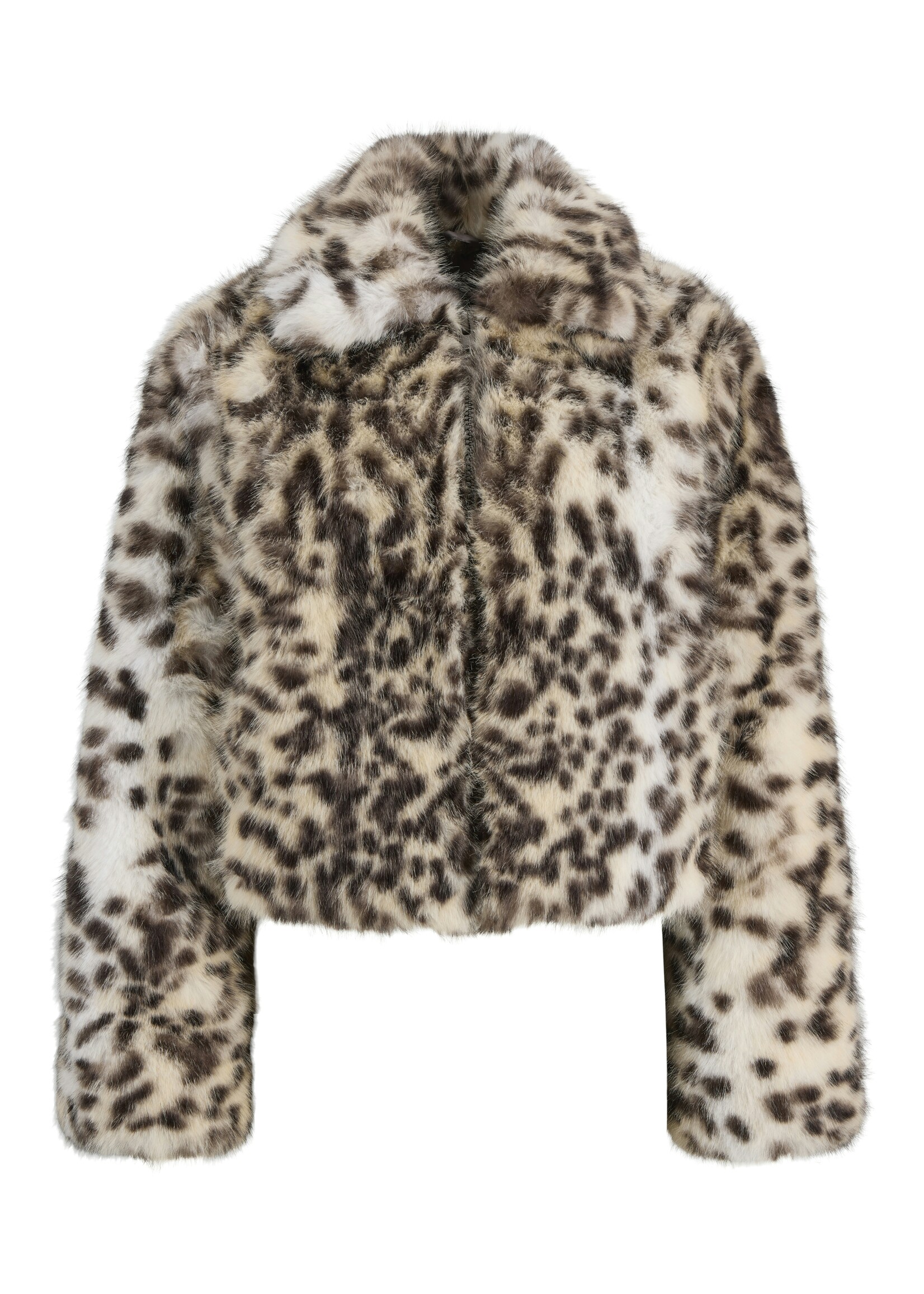 JXTANIA LEO JACKET - BONE WHITE LEOPARD