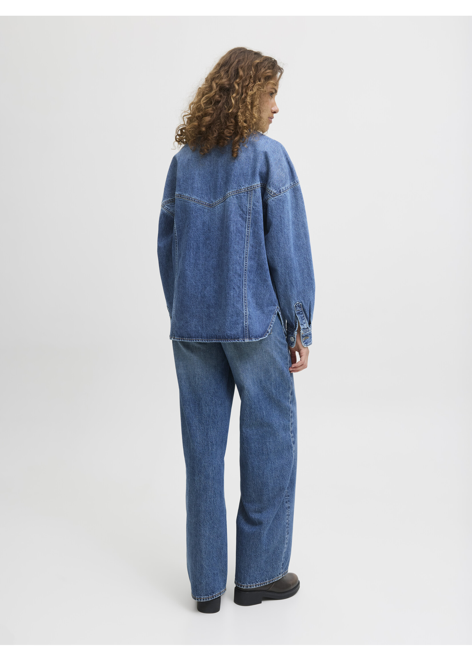 JXJAMILA OVERSHIRT DENIM - MEDIUM BLUE DENIM