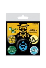 BREAKING BAD 5-Pack Badges - Heisenberg Flask