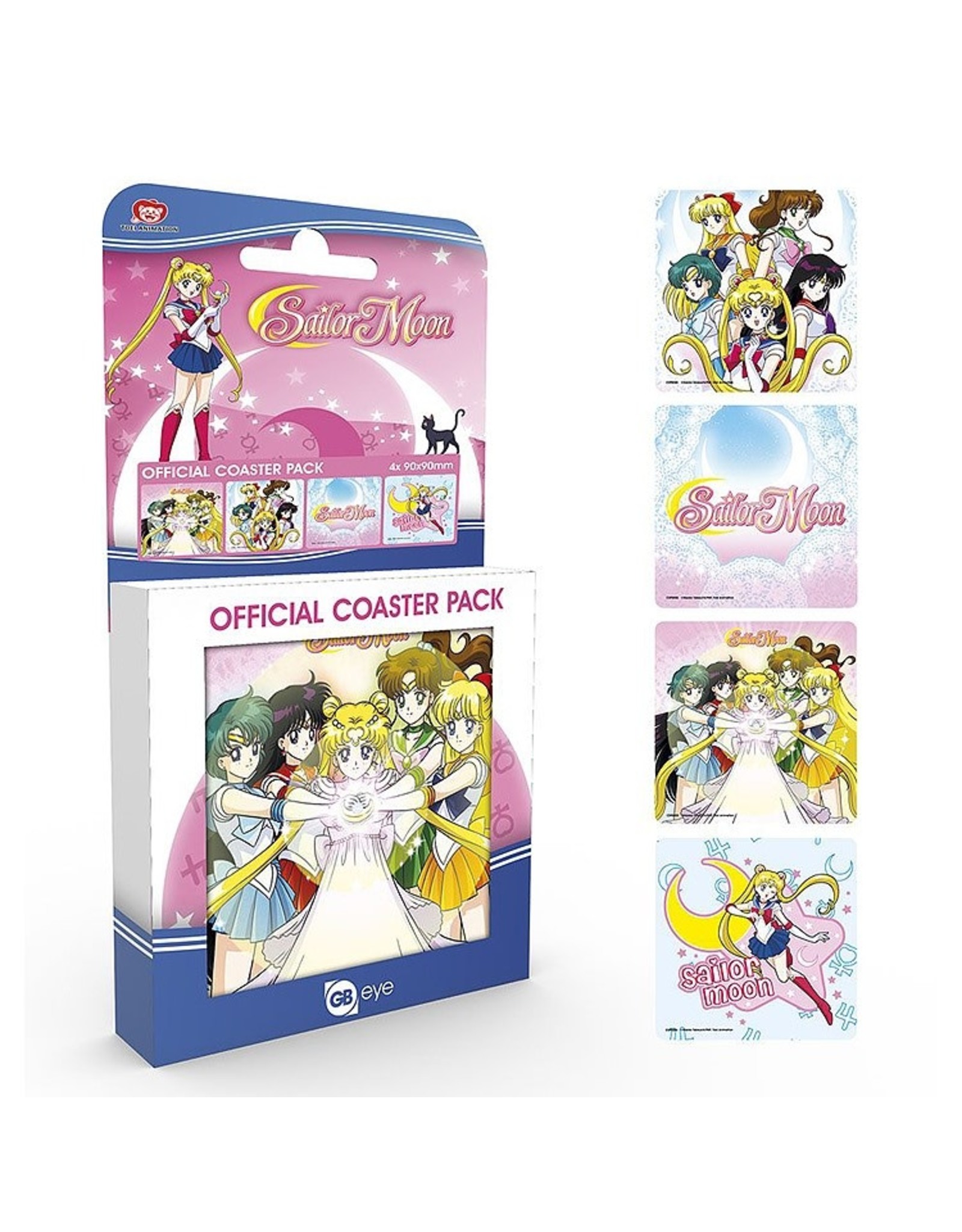 SAILOR MOON - Official Coaster Pack - Mix