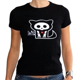 SKELANIMALS - T-Shirt KIT Femme Black Basic (M)