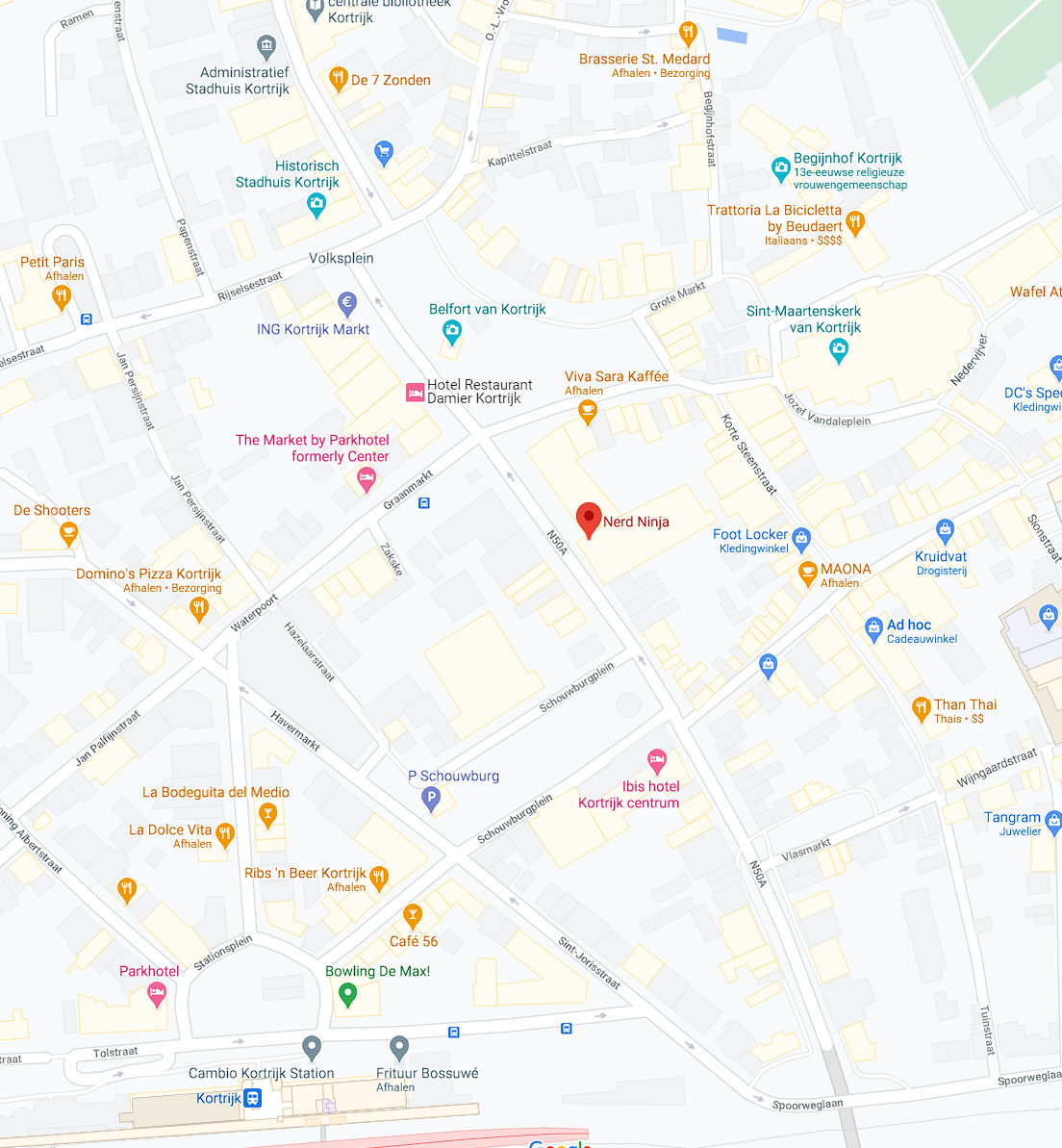 kaart winkel