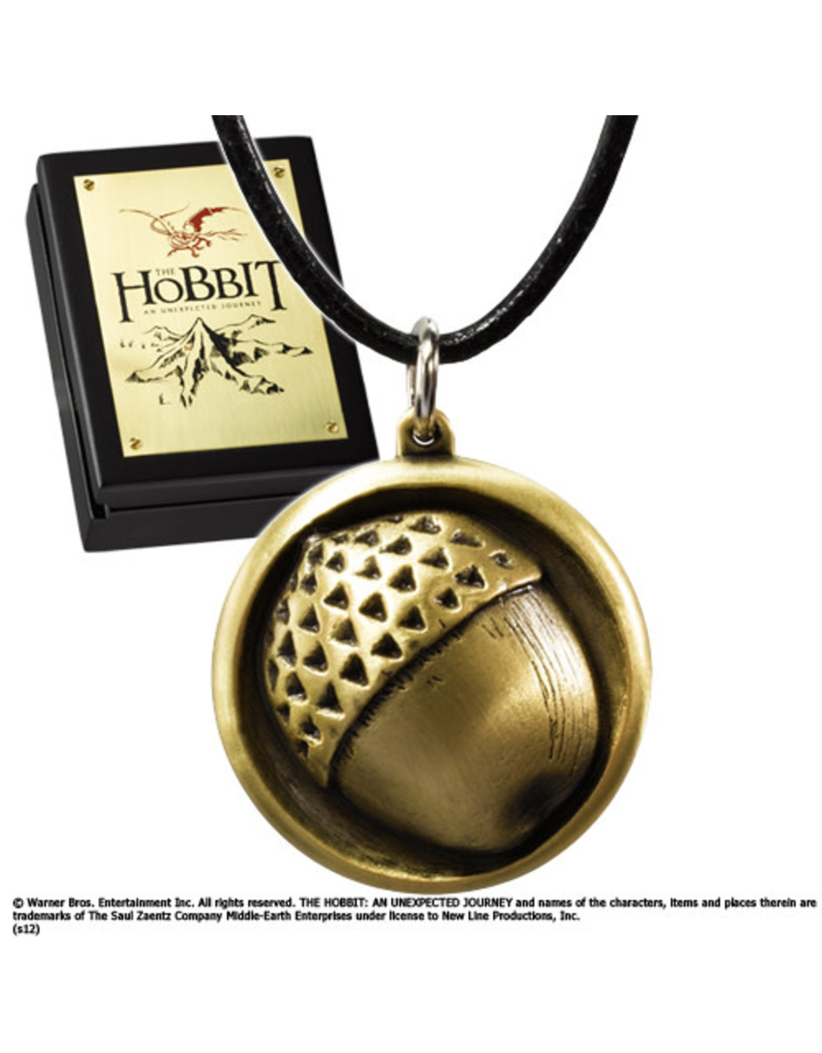 THE HOBBIT - Leather Chain Bilbo Button Pendant
