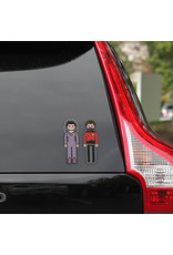 Think Geek STAR TREK Family Car Decals - The Next Generation