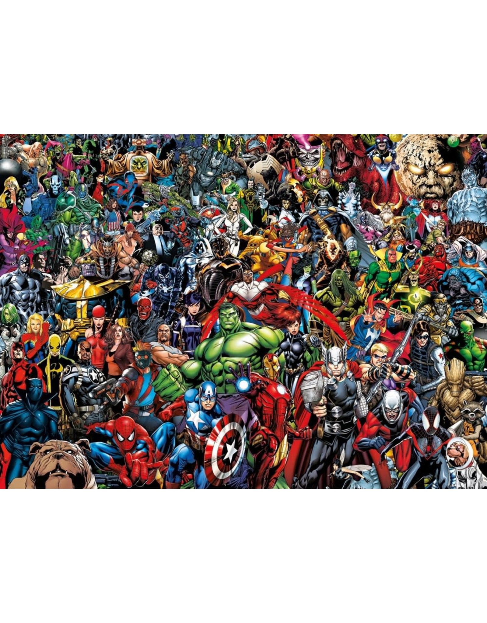 Clementoni MARVEL Impossible Puzzle 1000P - 80th Anniversary Characters