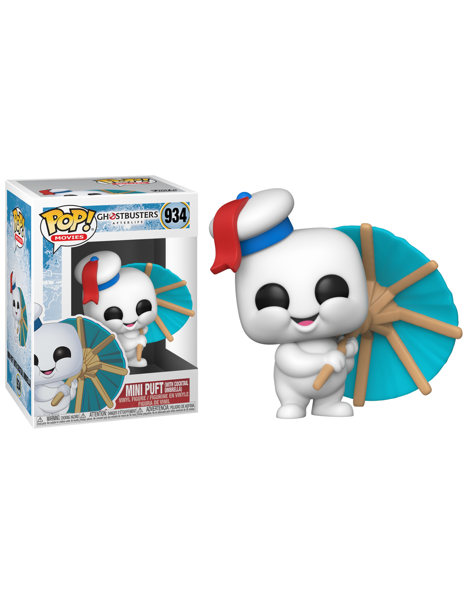 Funko GHOSTBUSTERS Afterlife POP! N° 934 -  Mini Puft with Cocktail Umbrella