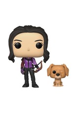 Funko HAWKEYE POP! N° 1212 - Kate Bishop with Lucky the Pizza Dog