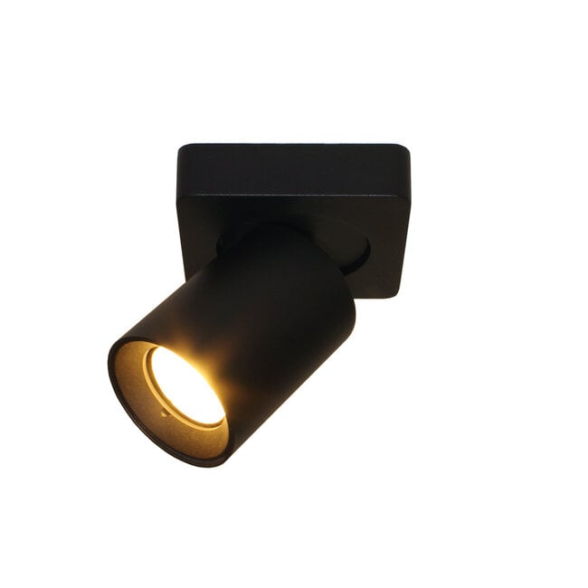 Artdelight Plafondlamp Megano 1L Zwart