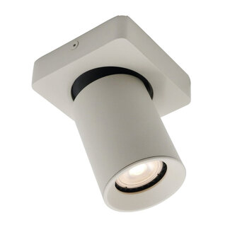 Artdelight Plafondlamp Megano 1L Zijde Grijs