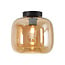 Artdelight Plafondlamp Preston 24cm Amberglas